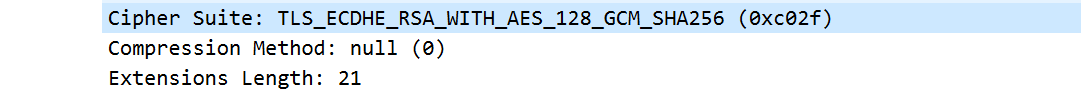 Cipher Suite: TLS_ECDHE_RSA_WITH_AES_128_GCM_SHA256 (0xc02f)